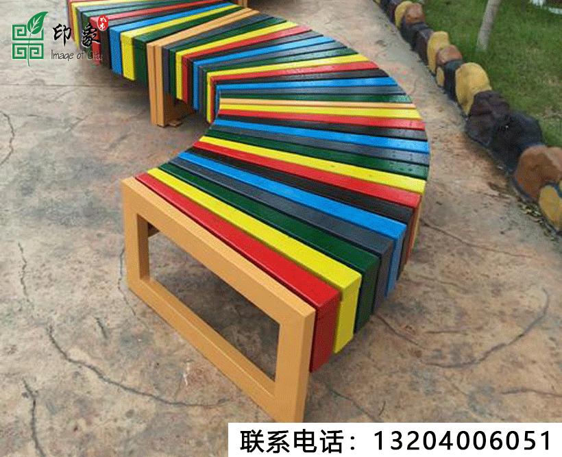 商場玻璃鋼環(huán)狀創(chuàng)意休閑椅