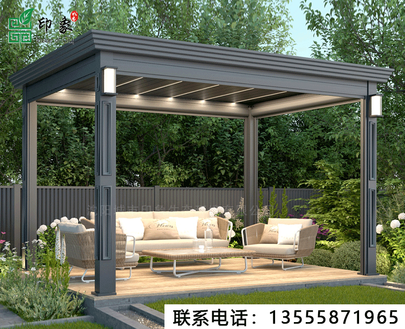 DD-05電動(dòng)鋁合金涼亭歐式豪華款